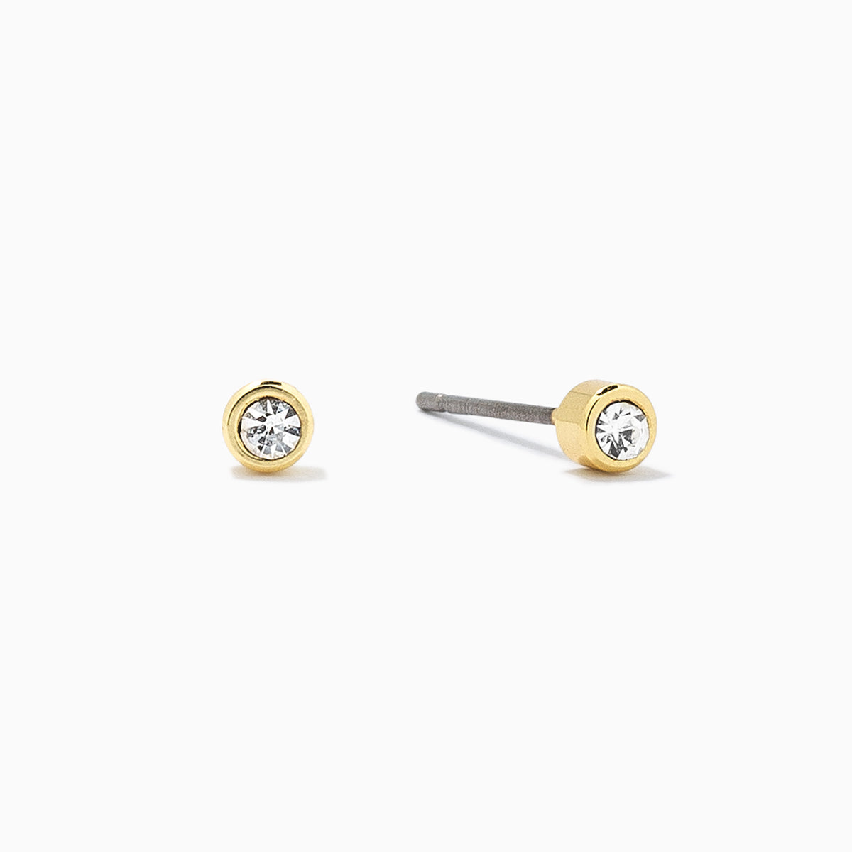 14K Yellow Gold Polished Diamond-cut Post Dangle Earrings - 19L6HA